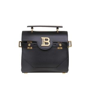 Balmain B-Buzz 23 Bag In Black Leather - NWT